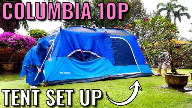 This is a picture of my brother and I setting up the Columbia Mammoth Creek 10-Person Tent up together. This is also the thumbnail that I used for my "Columbia Mammoth Creek Tent Set Up" video on YouTube.