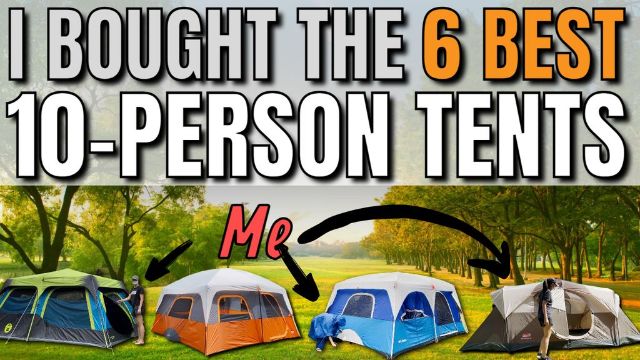 I Tested the 6 BEST 10-Person Tents! (2023)