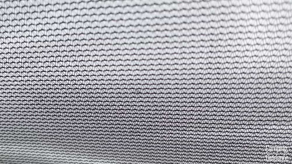 A close up of the mesh in the Core Instant 9.