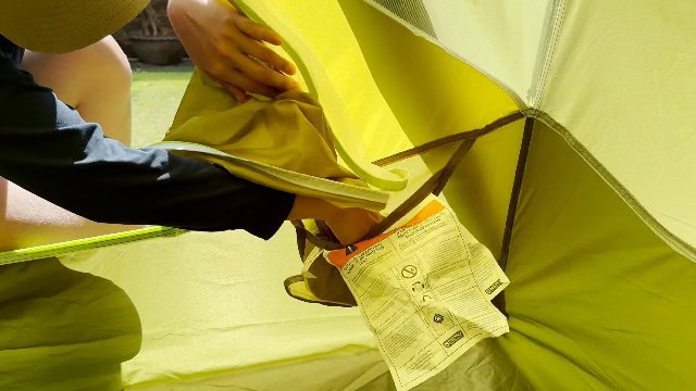 The door pocket of the Nemo Aurora 2.