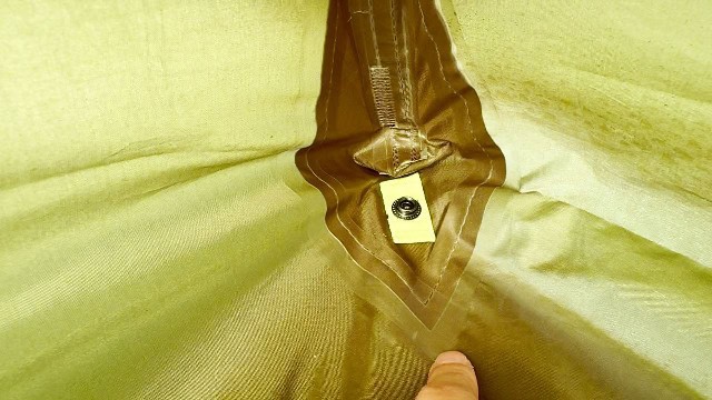 Seam taping in the Nemo Aurora 2.