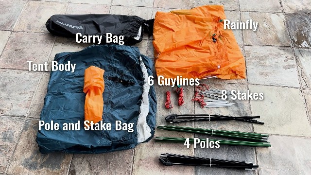 What you get in the box when you purchase the REI Arete ASL 2.