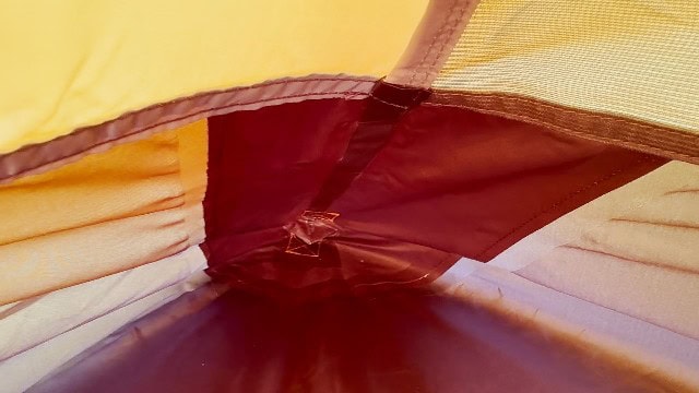 Seam taping in The North Face Stormbreak 2.