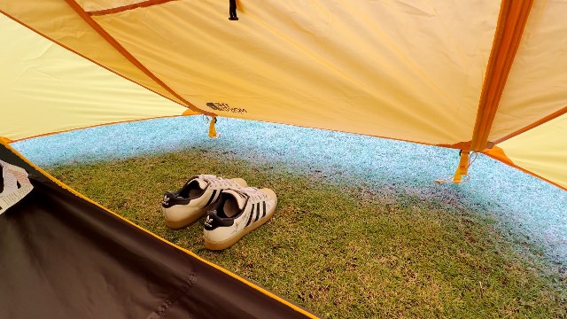 One of the vestibules of The North Face Stormbreak 2.