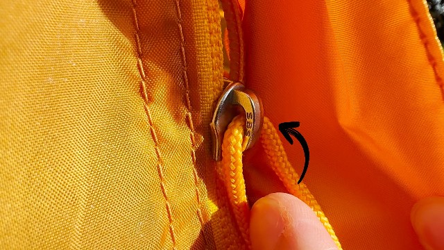 The zippers on The North Face Stormbreak 2.